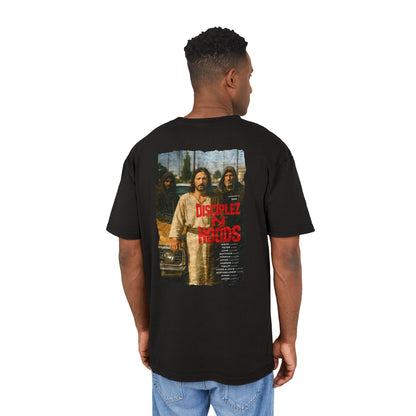 'Disciplez N Hoods' Washed Oversized Tee