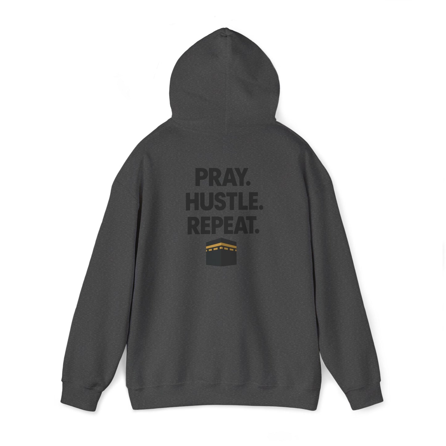 "Pray. Hustle. Repeat." Islamic Hoodie