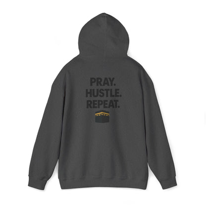 "Pray. Hustle. Repeat." Islamic Hoodie