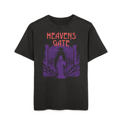'Heavens Gate' Washed Oversized Tee