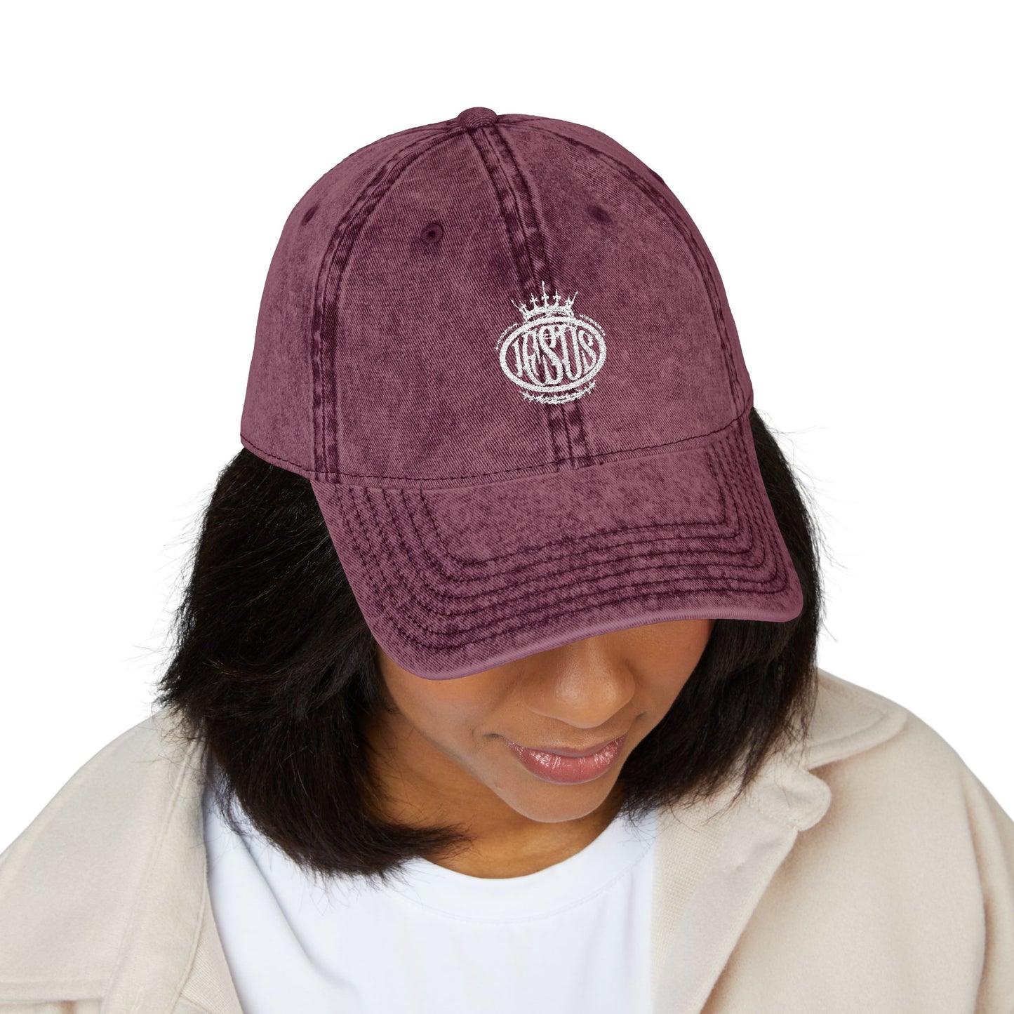 'Crown of Thorns' Denim Cap