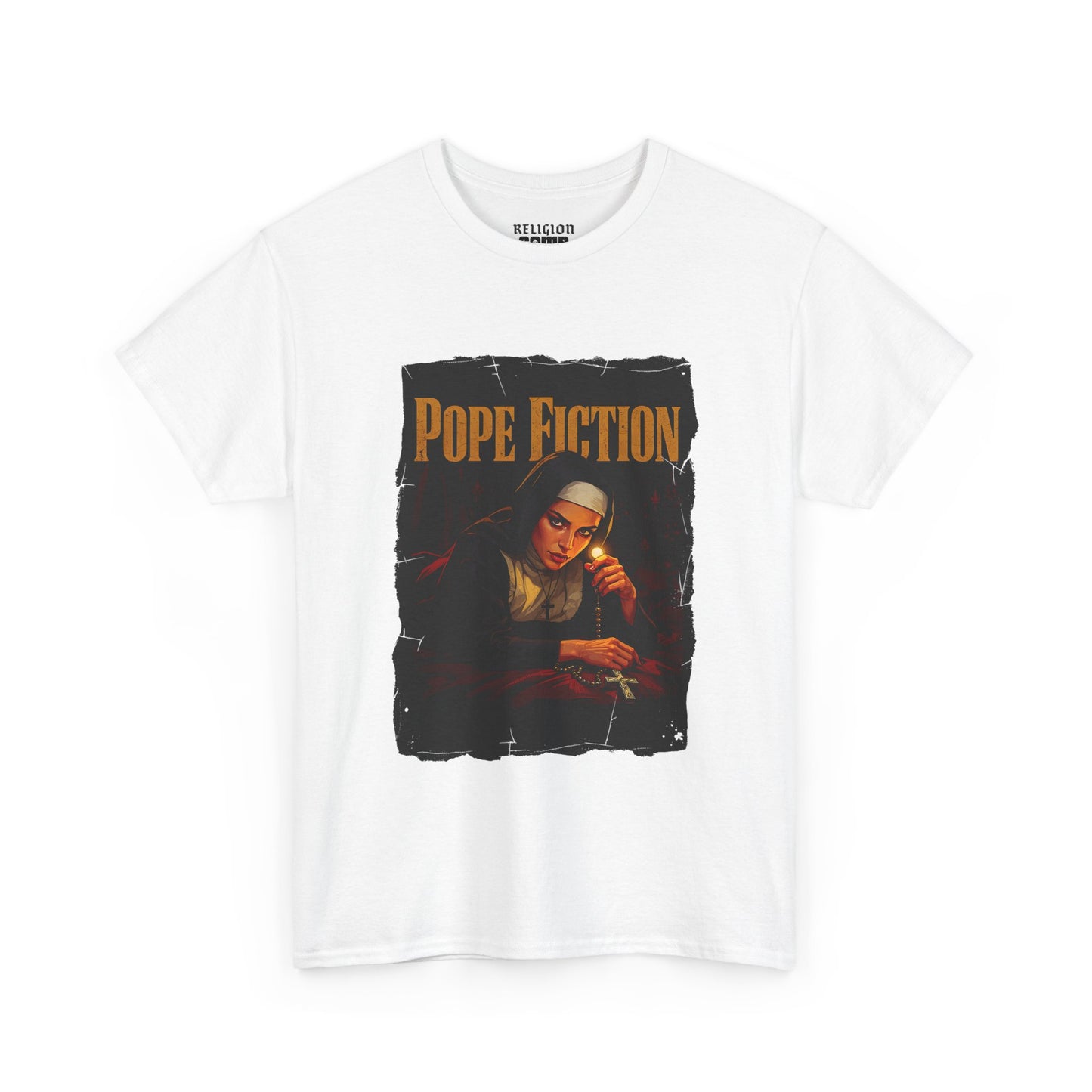 'Pope Fiction' Heavy Cotton Tee