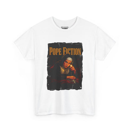 'Pope Fiction' Heavy Cotton Tee