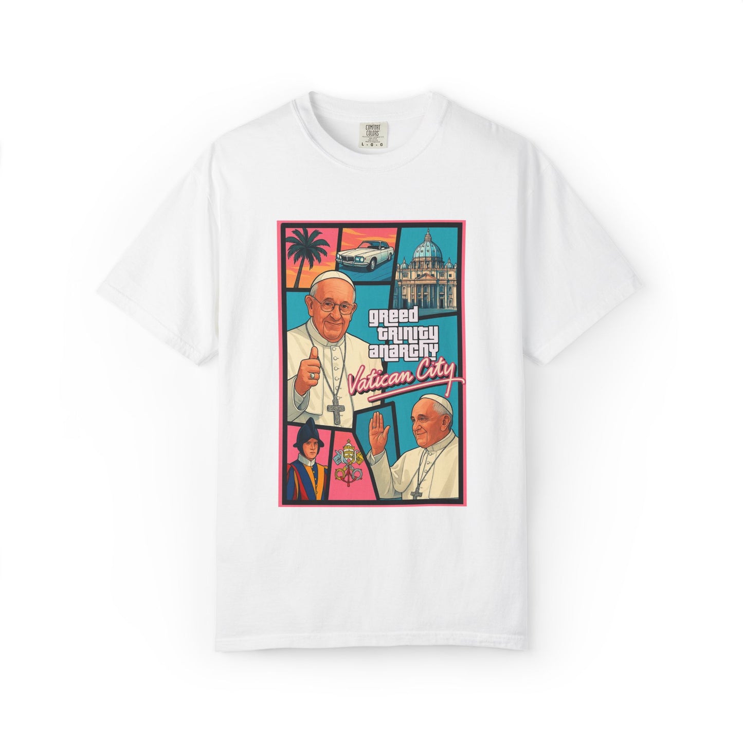 'Grand Theft Vatican City' Comfort Tee