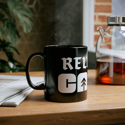 Religion Camp Black Mug