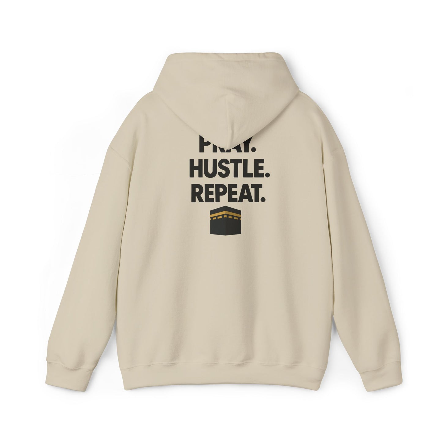 "Pray. Hustle. Repeat." Islamic Hoodie