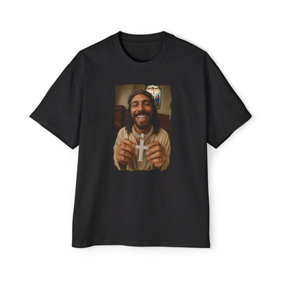 'Iced Out Jesus' Oversized Tee
