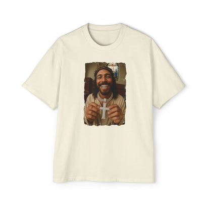 'Iced Out Jesus' Oversized Tee