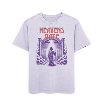 'Heavens Gate' Washed Oversized Tee