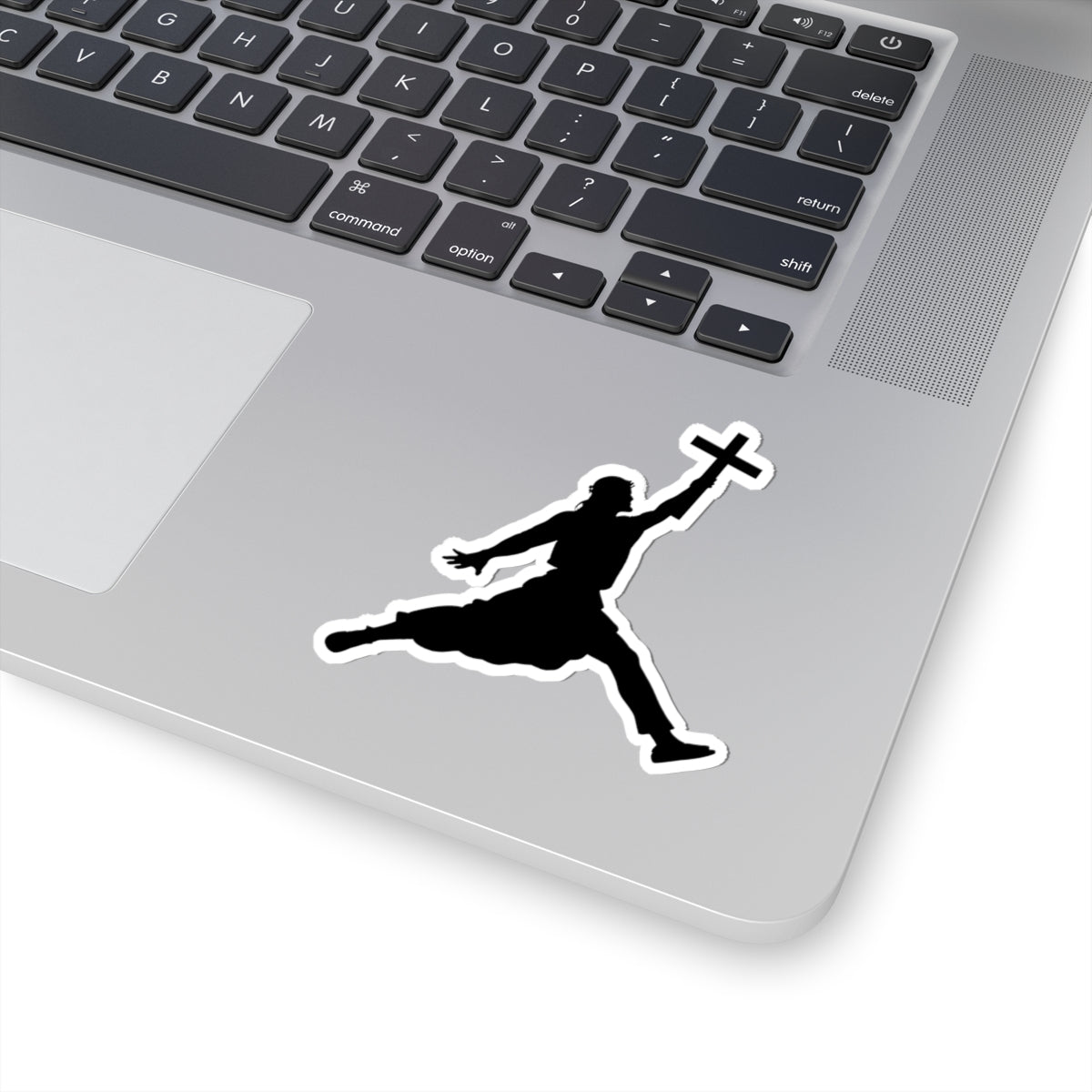 Jumpman Jesus Sticker