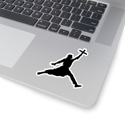 Jumpman Jesus Sticker