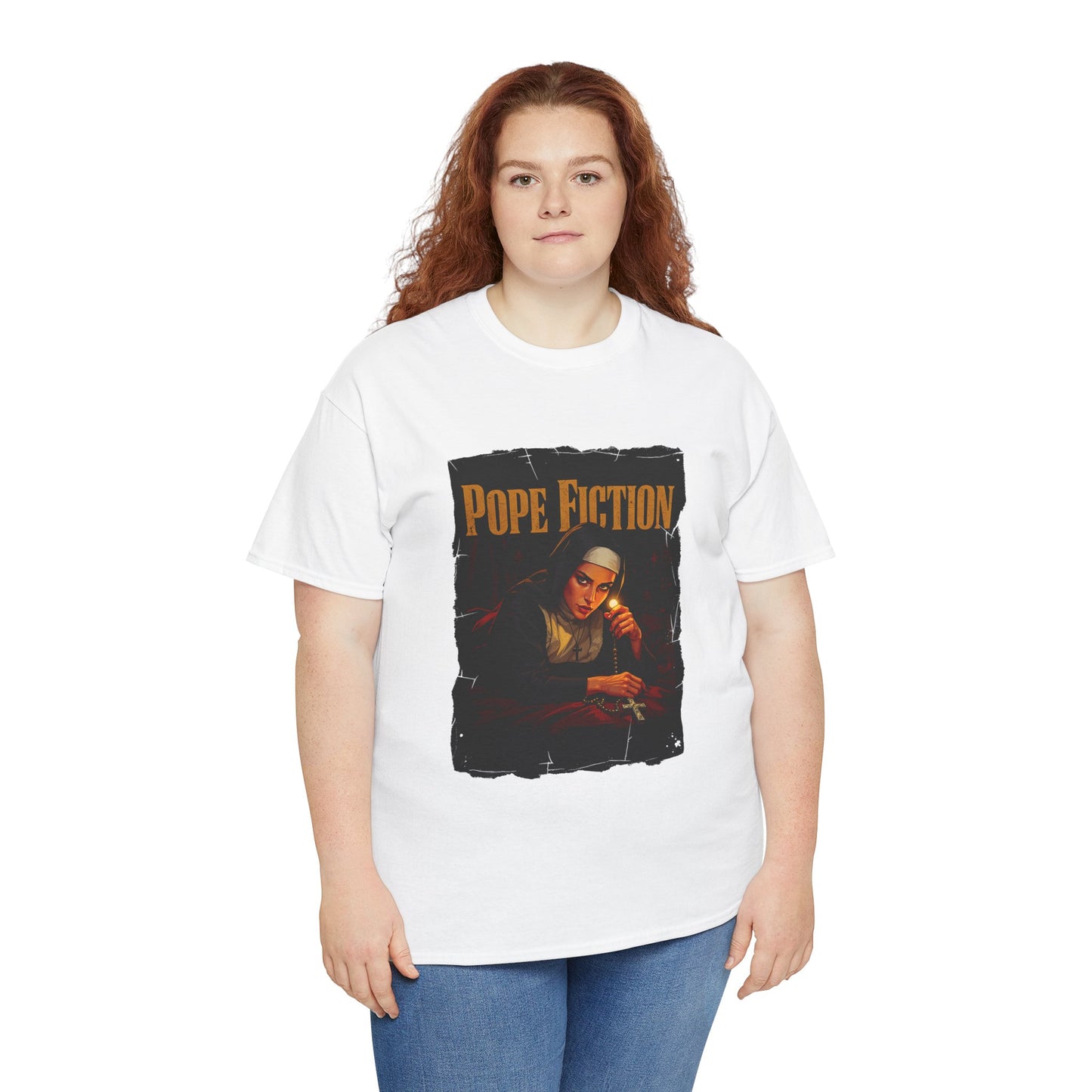 'Pope Fiction' Heavy Cotton Tee