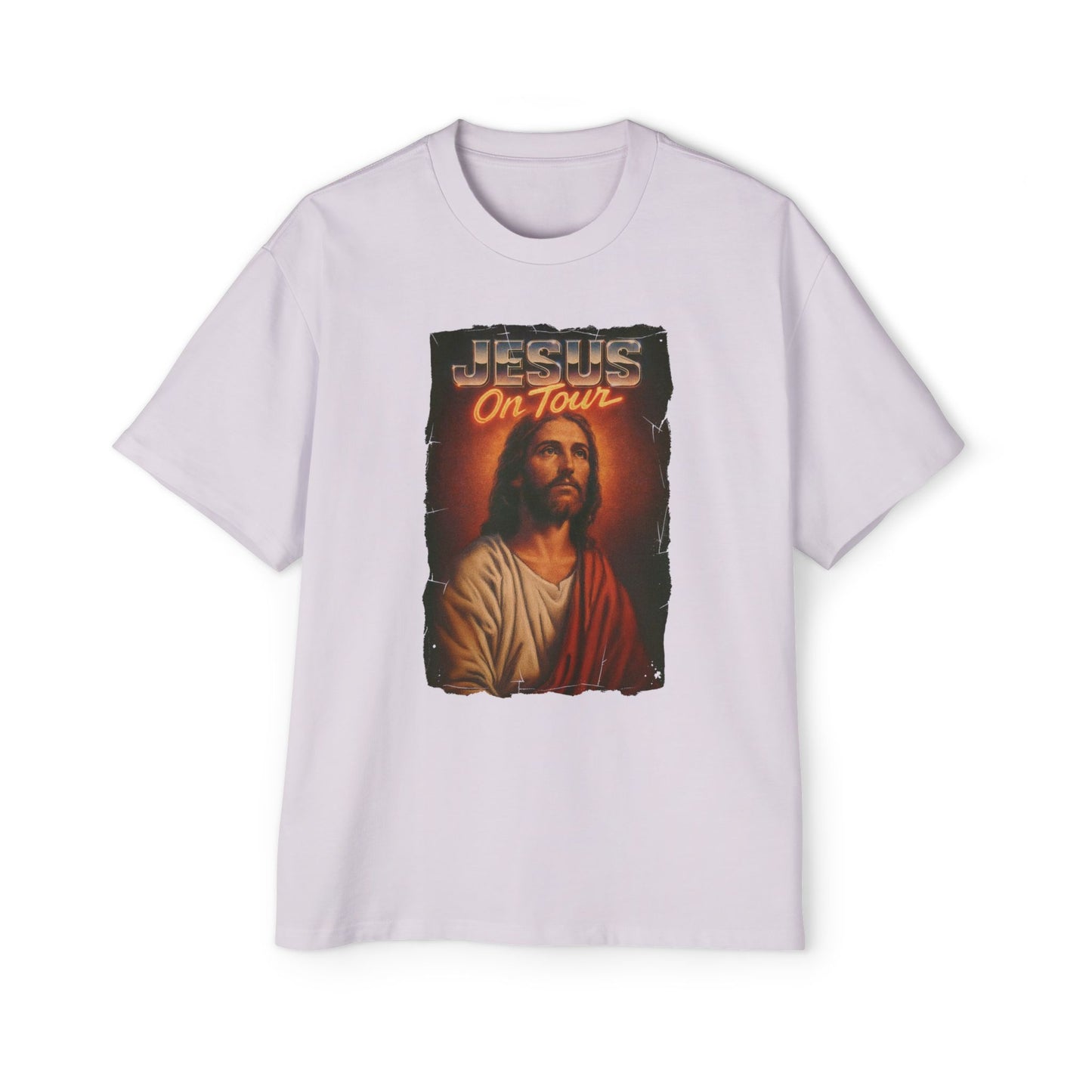 'Jesus on Tour: Sacred Spotlight' Oversized Tee