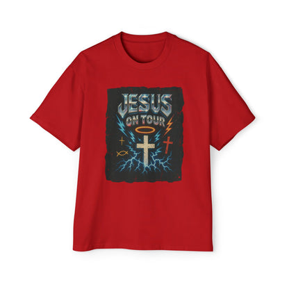 'Jesus on Tour: Holy Thunder' Oversized Tee