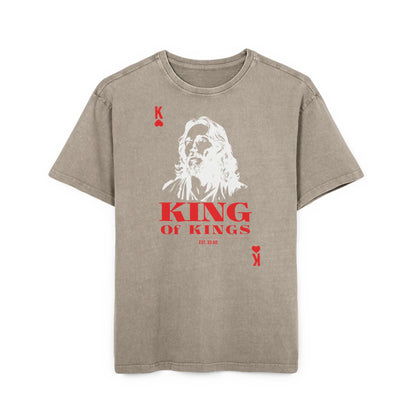 'King of Kings' Washed Oversized Tee