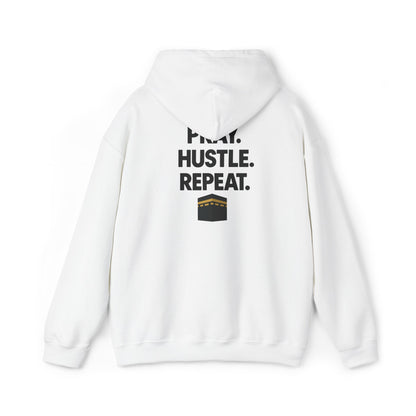 "Pray. Hustle. Repeat." Islamic Hoodie