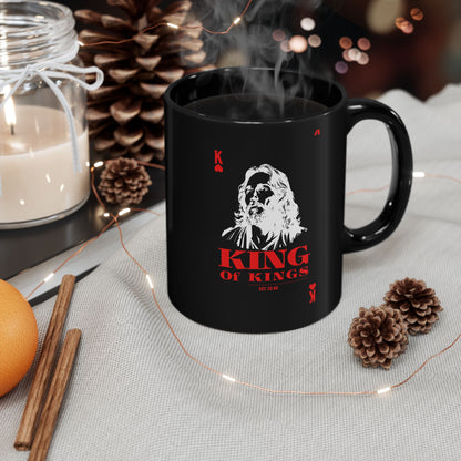 King of Kings Black Mug