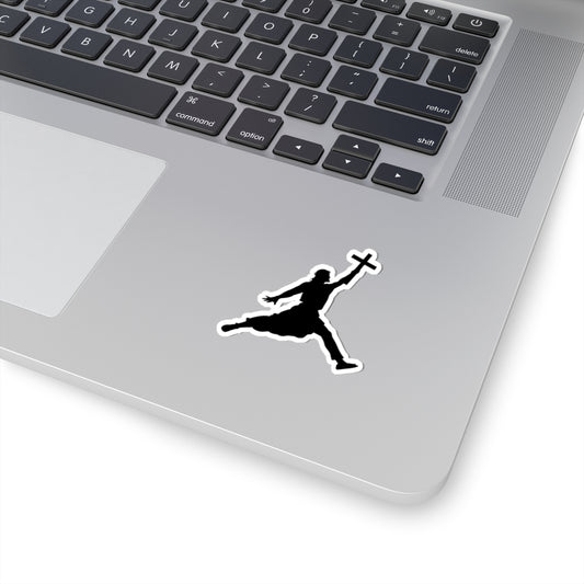 Jumpman Jesus Sticker