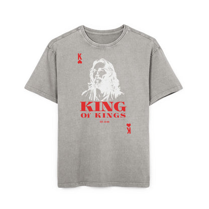 'King of Kings' Washed Oversized Tee