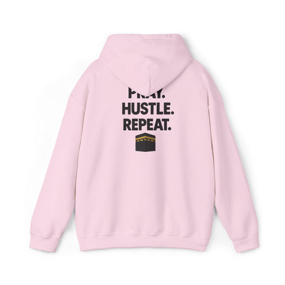 "Pray. Hustle. Repeat." Islamic Hoodie