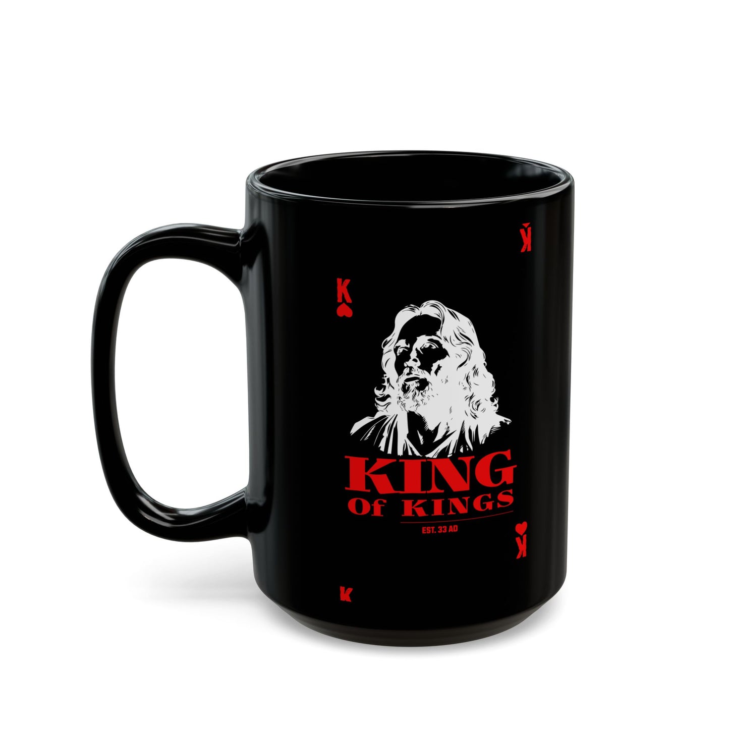 King of Kings Black Mug