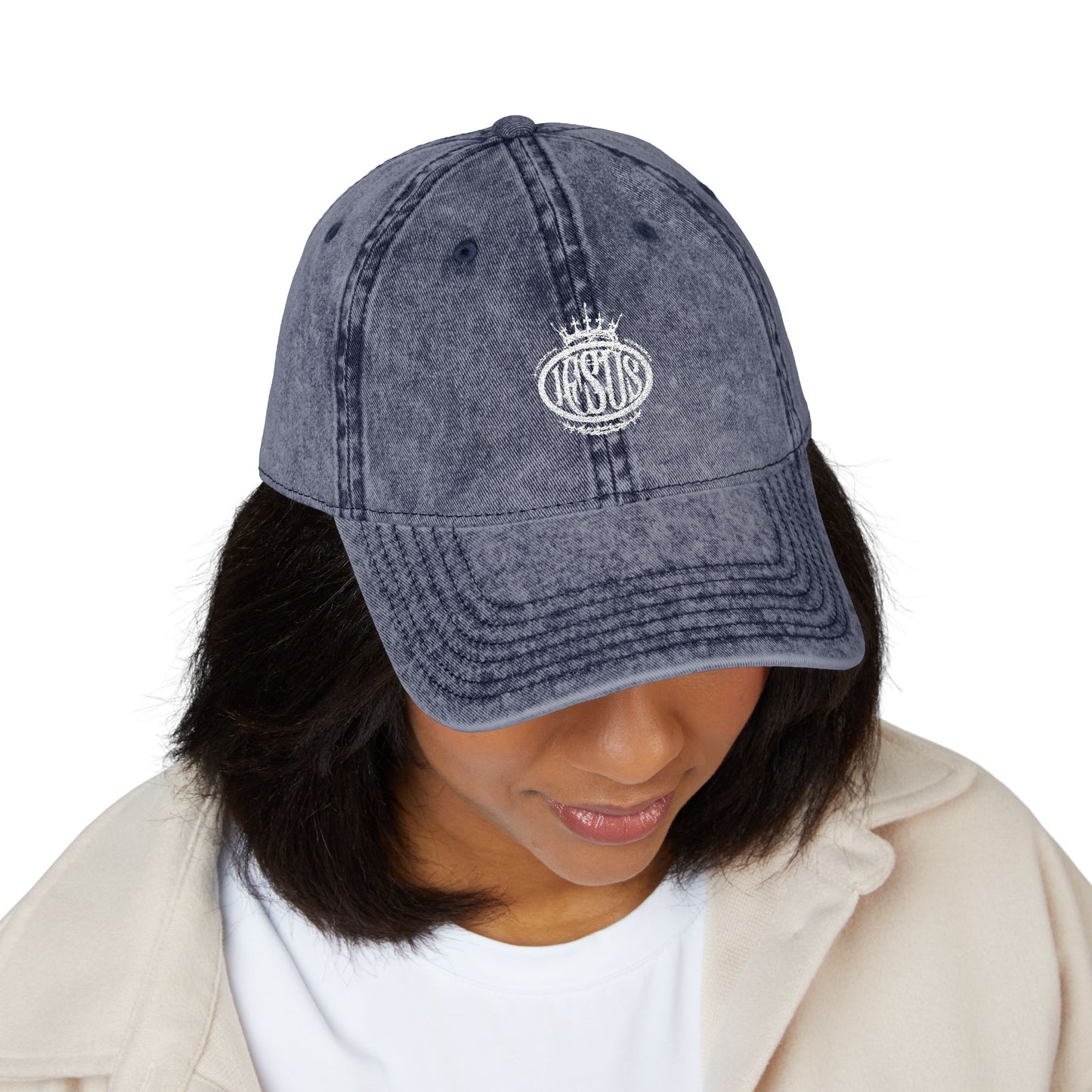 'Crown of Thorns' Denim Cap