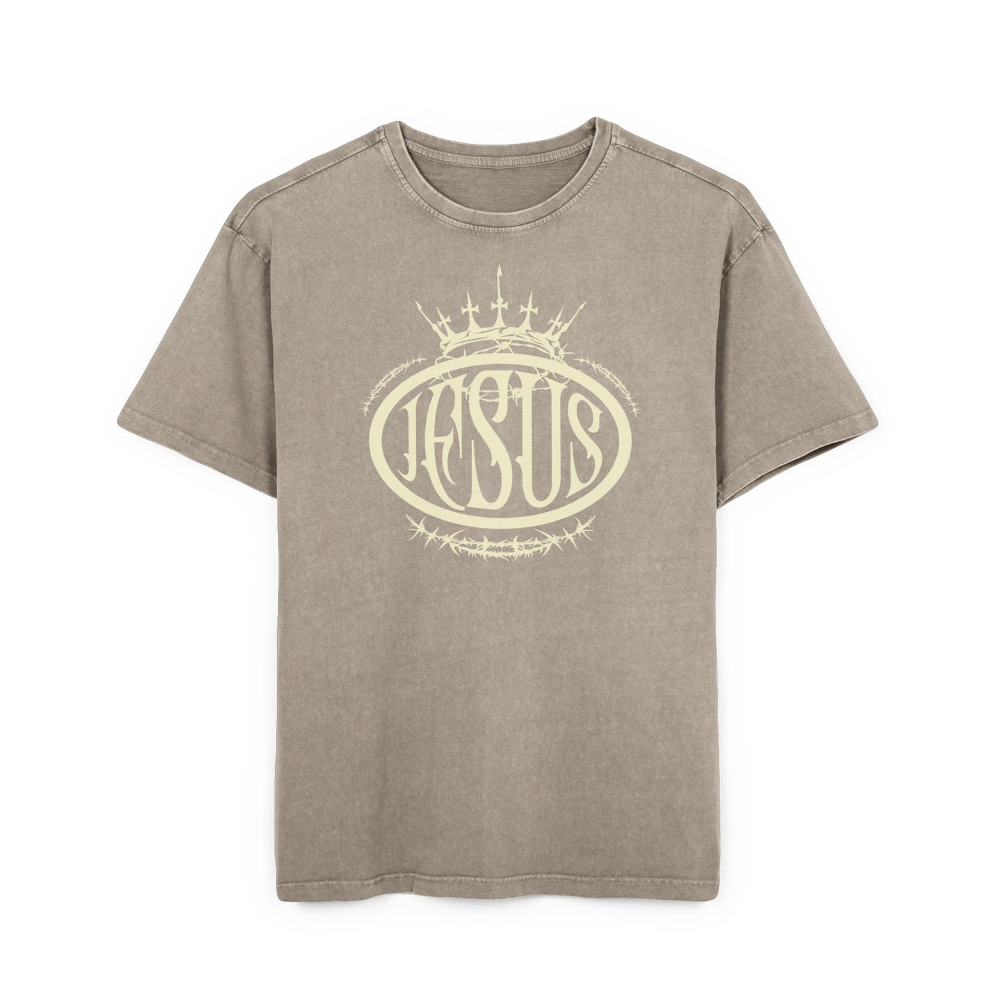 'Crown of Thorns' Washed Oversized Tee