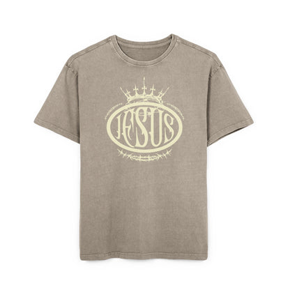'Crown of Thorns' Washed Oversized Tee