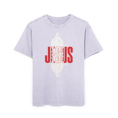 'Samurai Jesus' Washed Oversized Tee