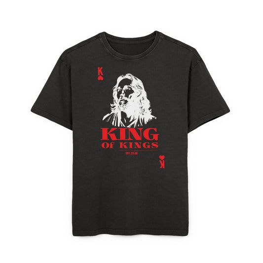 'King of Kings' Washed Oversized Tee