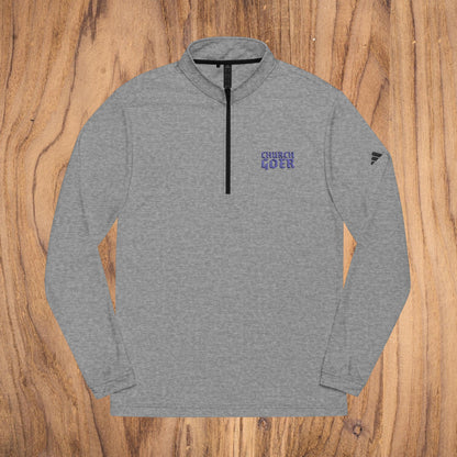 Church Goer - Adidas® Quarter-Zip Pullover