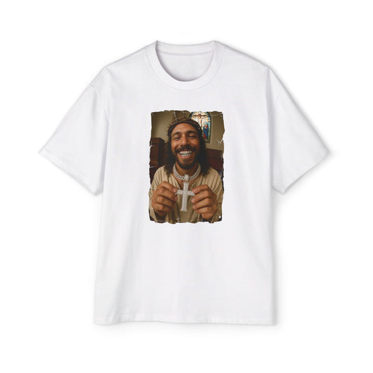 'Iced Out Jesus' Oversized Tee
