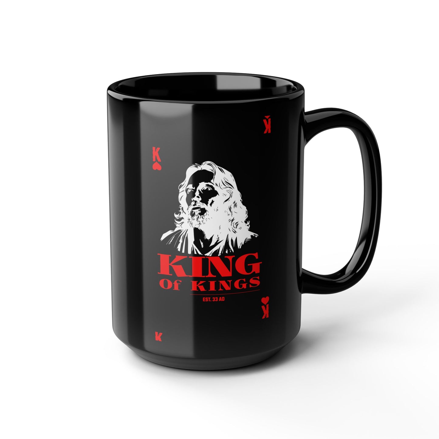 King of Kings Black Mug
