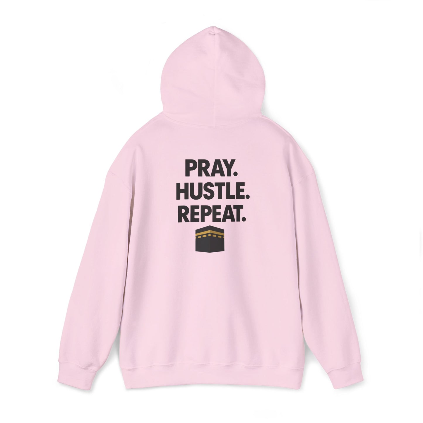 "Pray. Hustle. Repeat." Islamic Hoodie