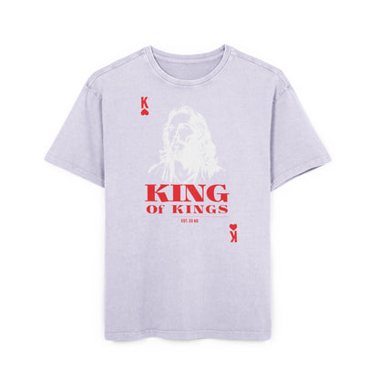 'King of Kings' Washed Oversized Tee