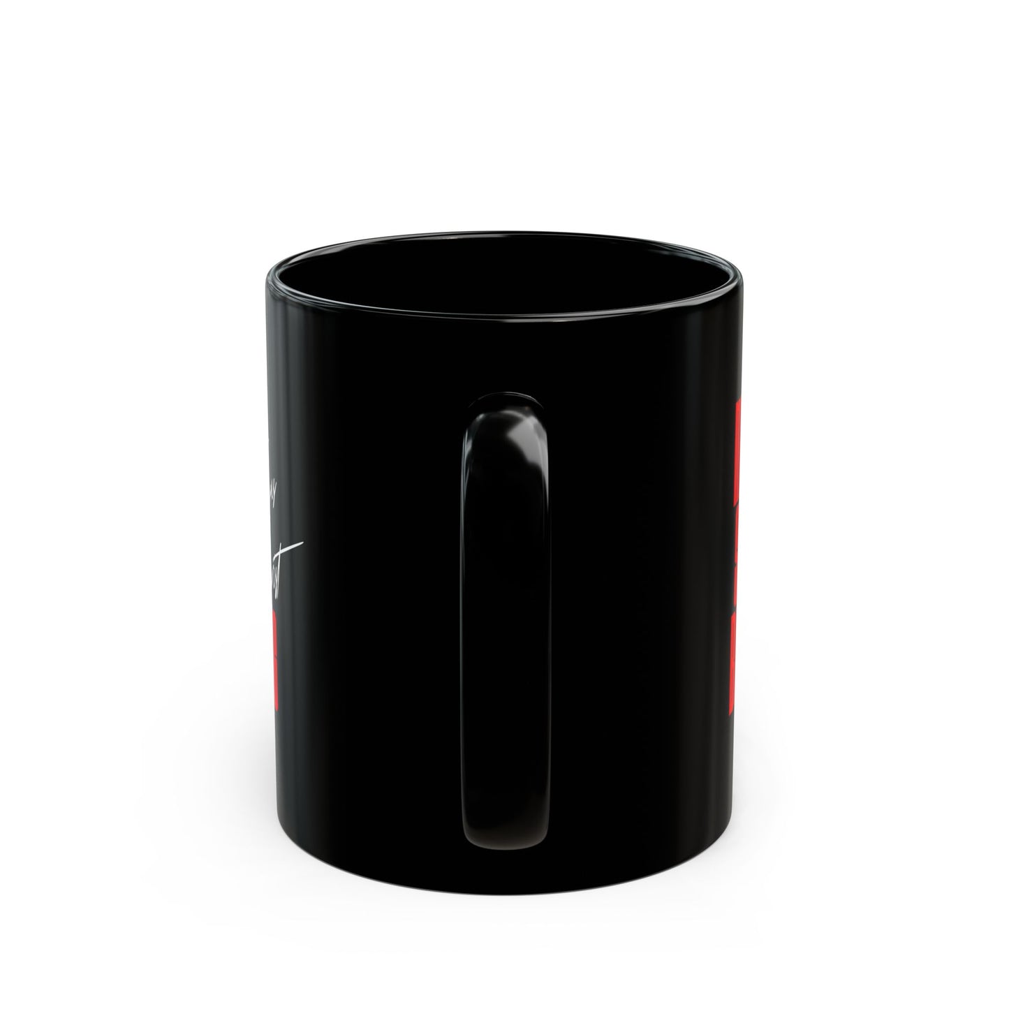 'Never Stop Believing' Black Mug