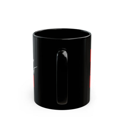 'Never Stop Believing' Black Mug