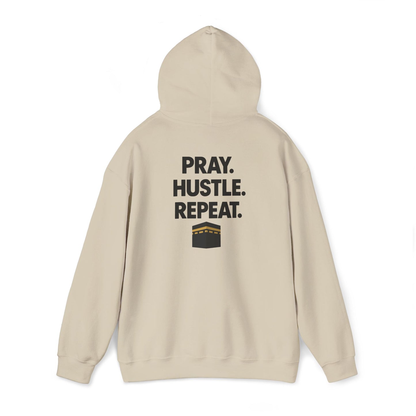 "Pray. Hustle. Repeat." Islamic Hoodie