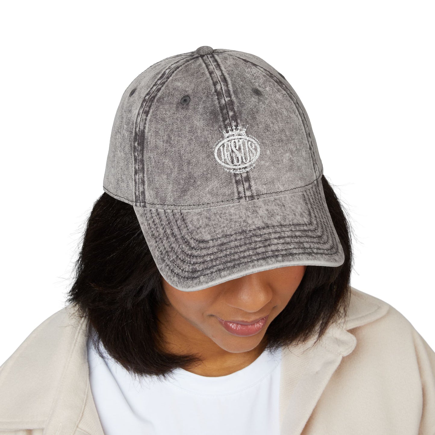 'Crown of Thorns' Denim Cap