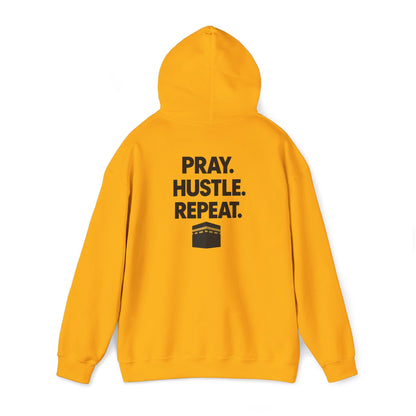 "Pray. Hustle. Repeat." Islamic Hoodie