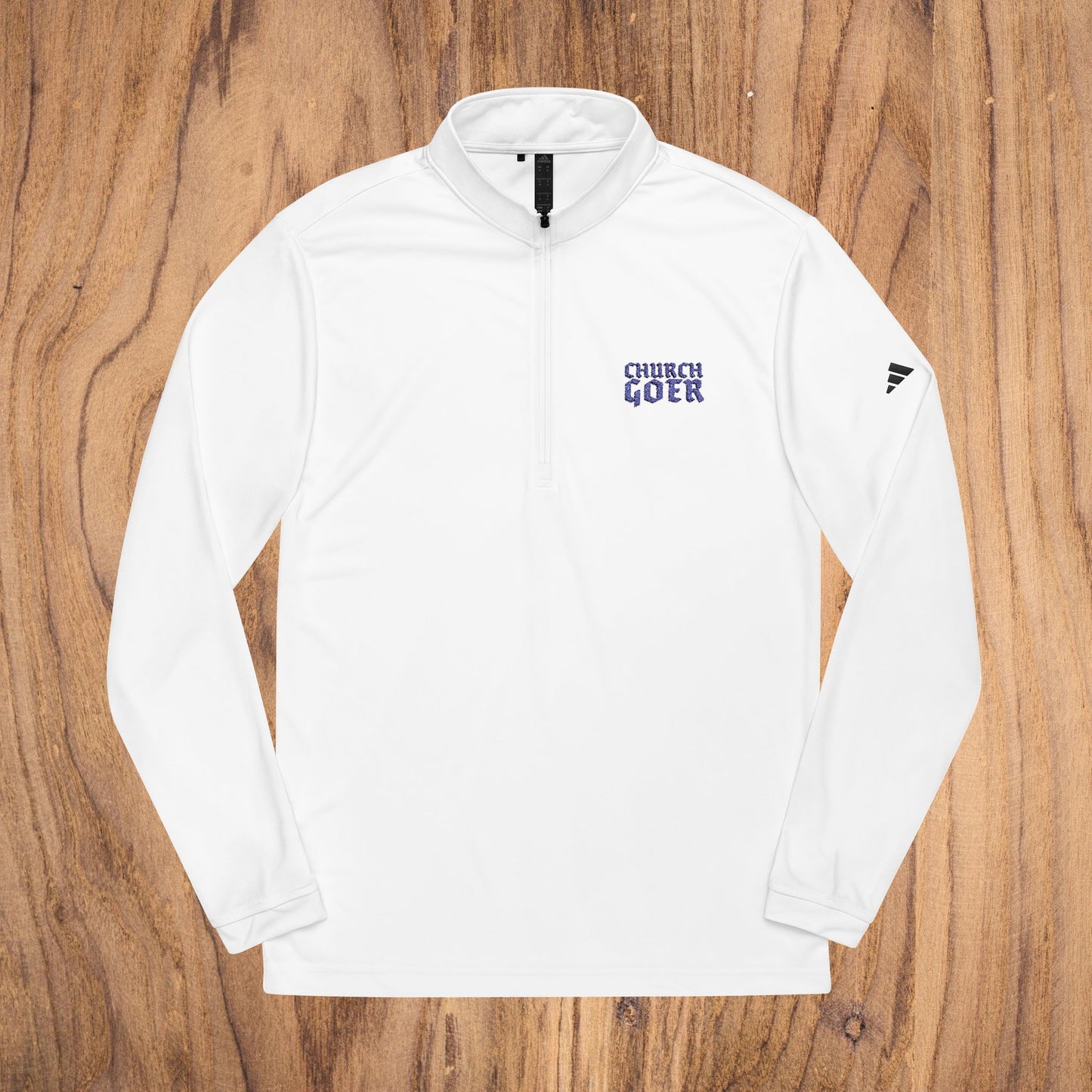Church Goer - Adidas® Quarter-Zip Pullover
