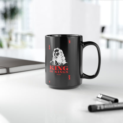 King of Kings Black Mug