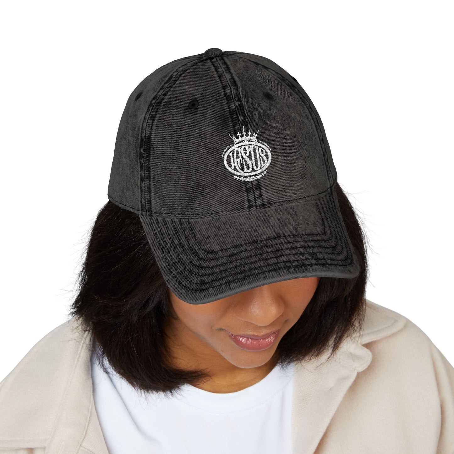 'Crown of Thorns' Denim Cap