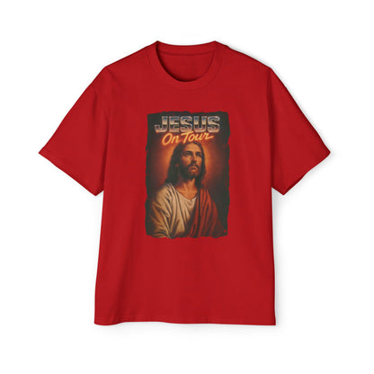 'Jesus on Tour: Sacred Spotlight' Oversized Tee