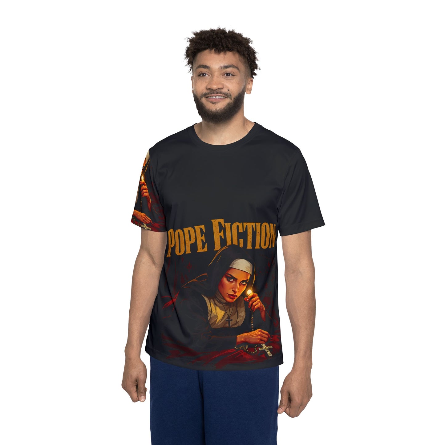 Pope Fiction Men's Sports Jersey