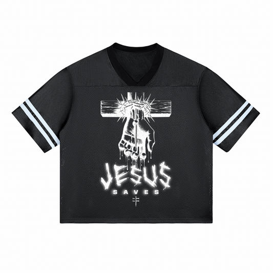 'Jesus Saves' Mesh Jersey