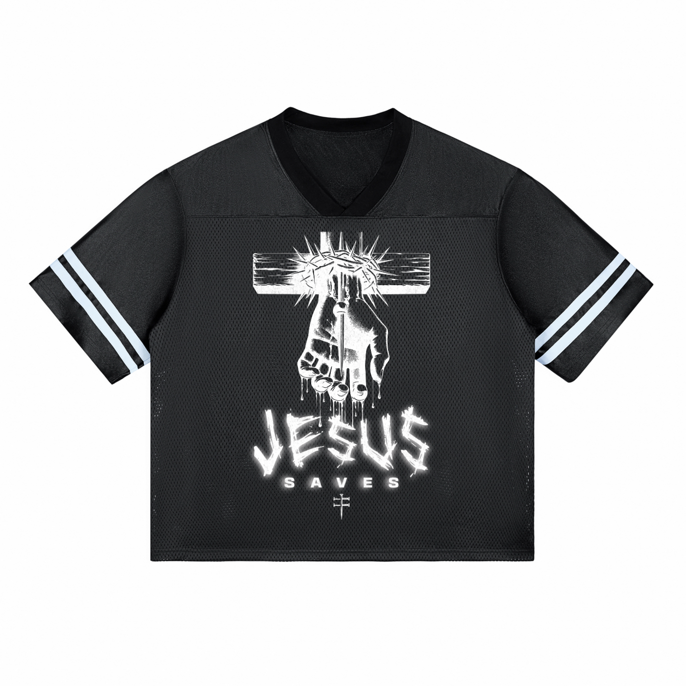 'Jesus Saves' Mesh Jersey